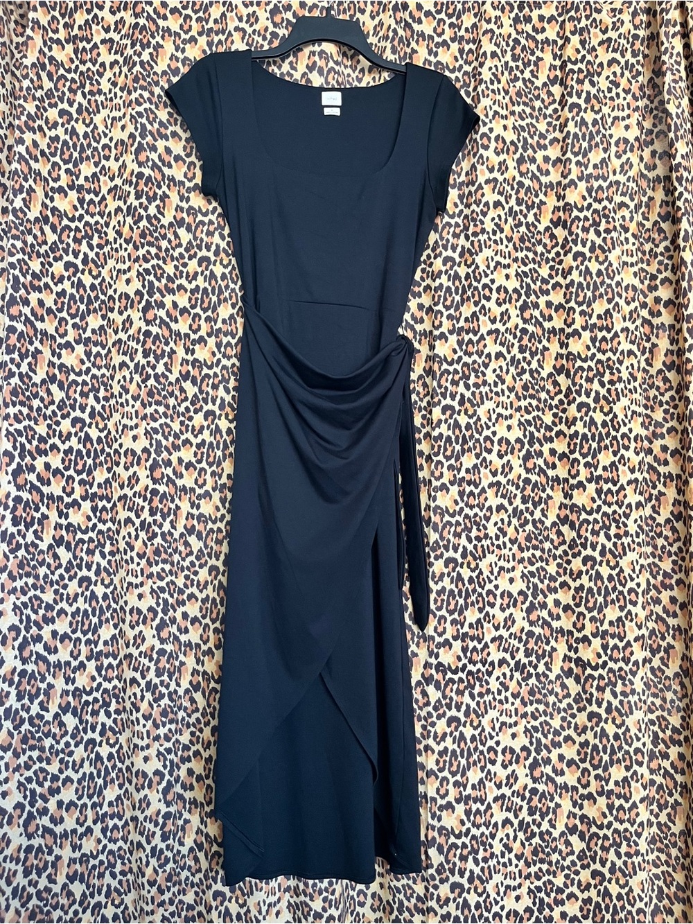 Aritzia Black Wrap Dress